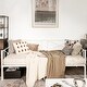 preview thumbnail 12 of 17, Costway Twin Metal Daybed Frame with Slats Classic Mattress Foundation