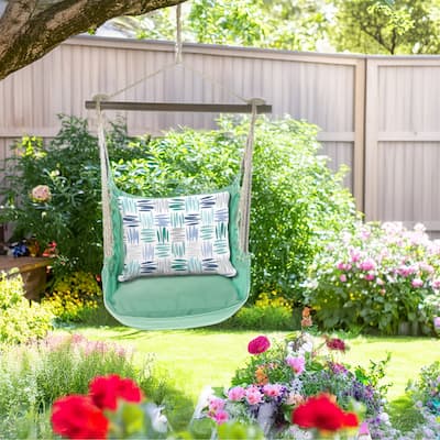 Magnolia Casual Swing Set 4 piece - Seafoam Green Solid w/ Whimsy Strokes