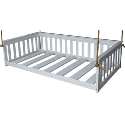 Pine Twin Size Mission-Style Daybed with Rope