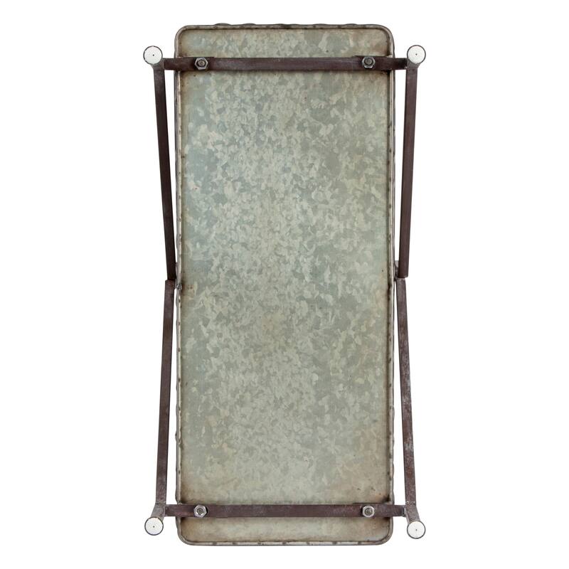Metal Bucket/Planter on Stand