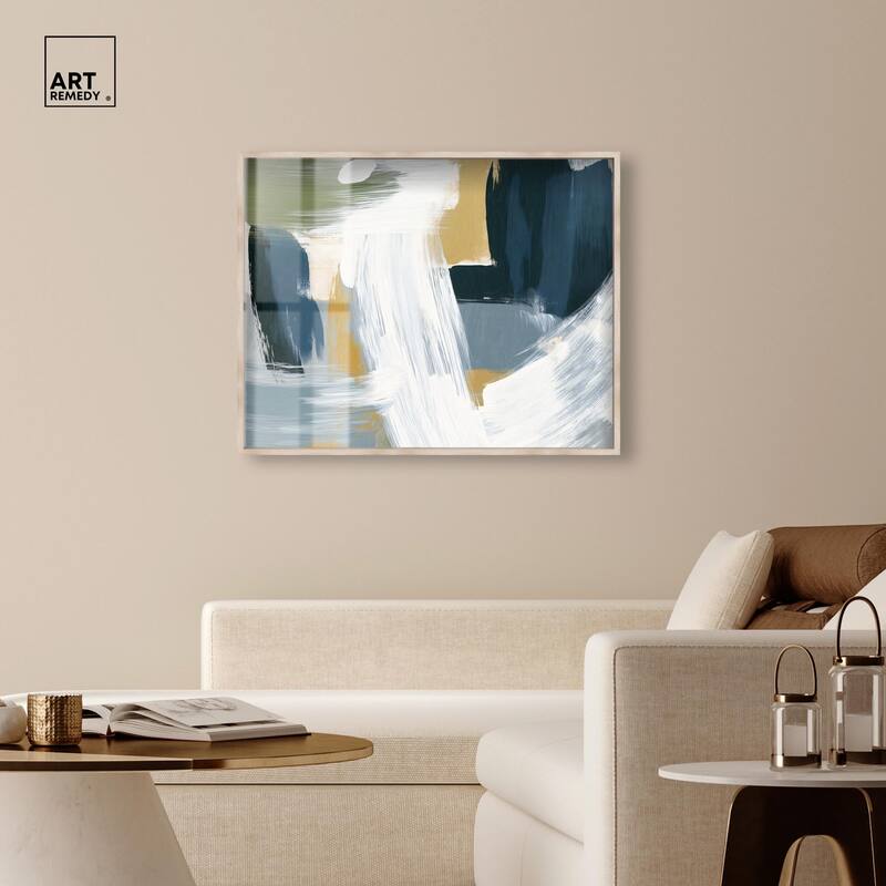Moss Layers III Shadowbox by Art Remedy
