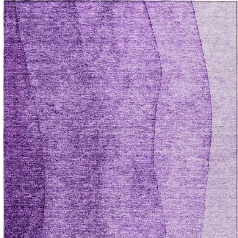 HomeRoots Ombre Transitional Rectangle Outdoor Rug