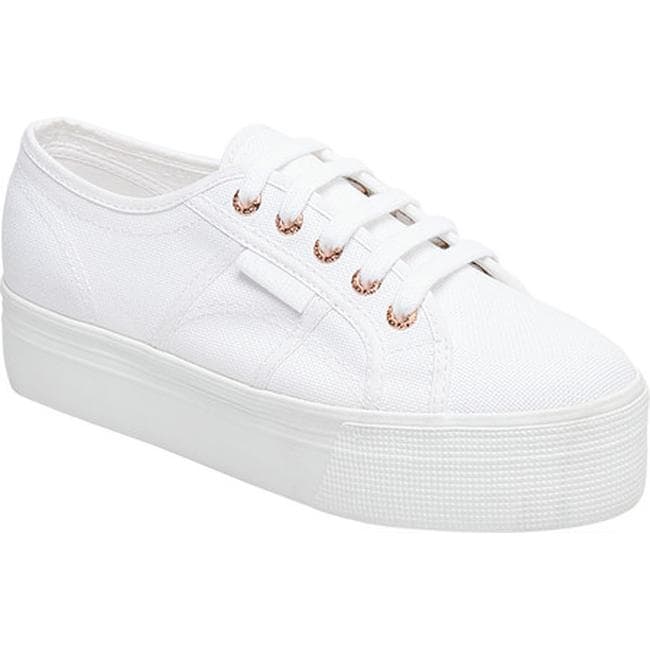 superga rose gold platform