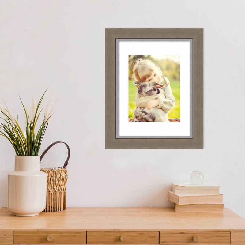 Eva Black Silver Narrow Framed Picture Frame, Photo Frame