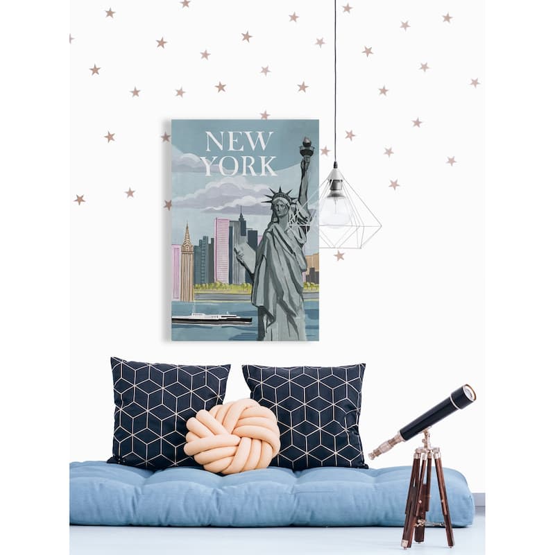 'Liberty Ship' Painting Print on Wrapped Canvas