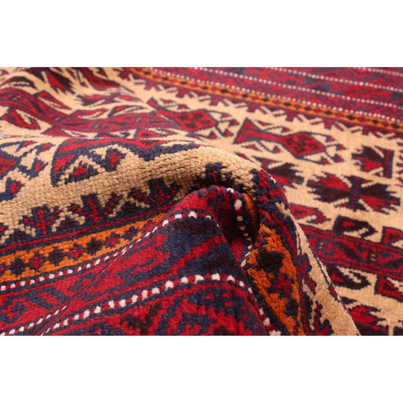 ECARPETGALLERY Hand-knotted Teimani Tan Wool Rug - 2'11 x 5'3