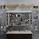 preview thumbnail 16 of 37, Artemis Aluminum Recessed/Surface Mount Bathroom Medicine Cabinet with Mirror and Lights, Dimmable, Anti-Fog, Adjustable Shelf