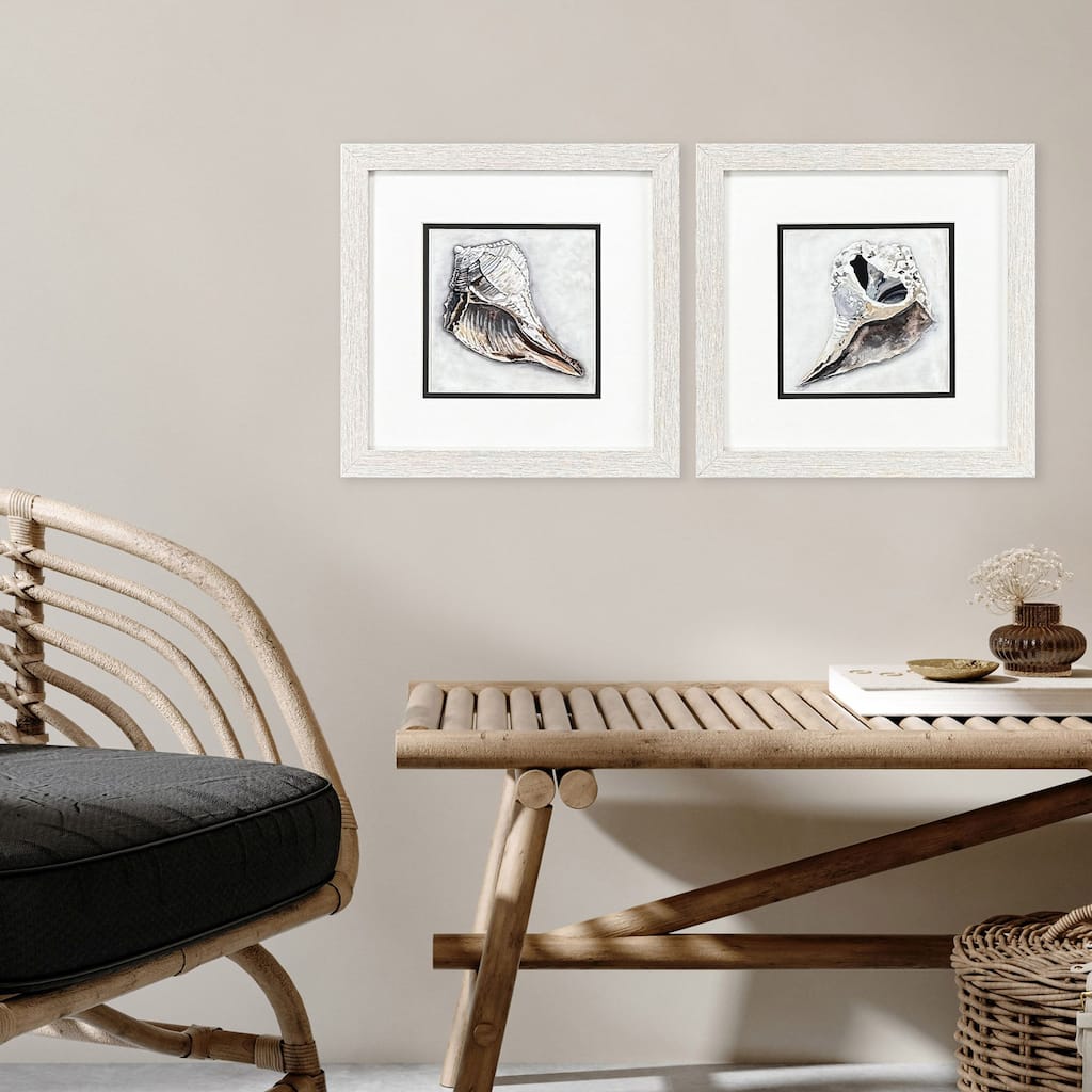 Paragon Ocean Treasure Framed Art - Set of 2