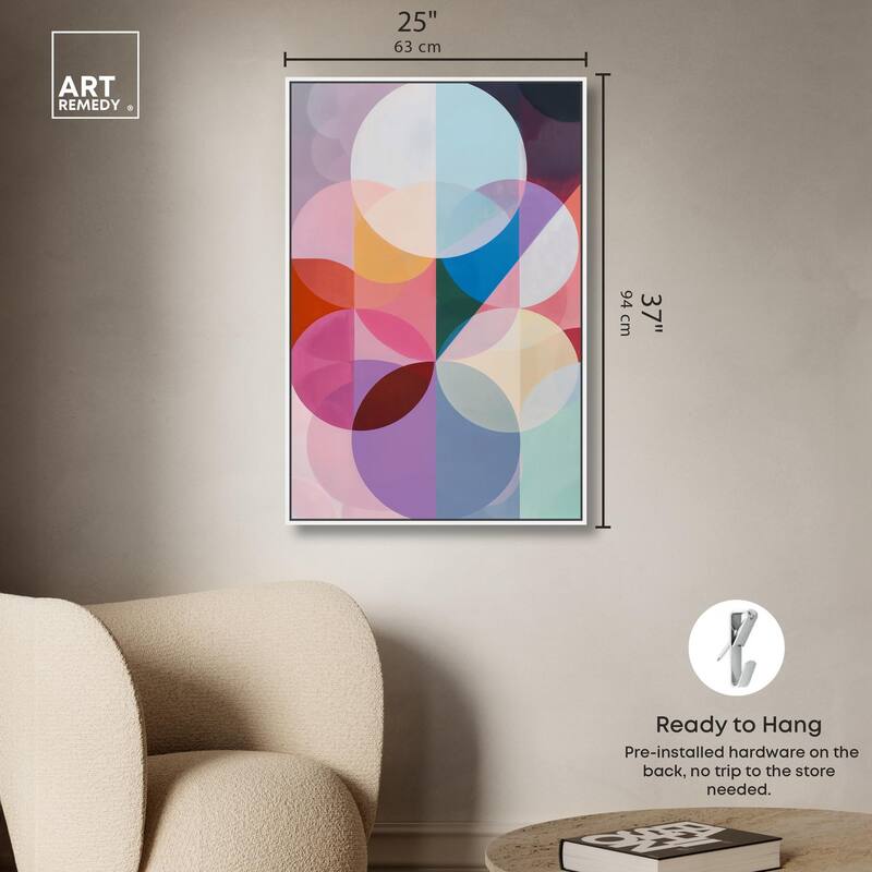 Oneiric Circles III Canvas by Art Remedy
