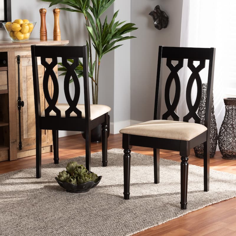 Cherese Modern and Contemporary 2-PC Dining Chair Set
