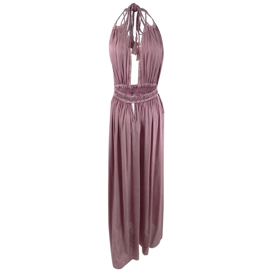 halter top maxi dress