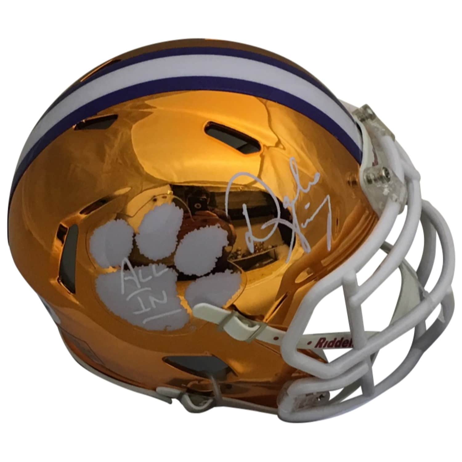Shop Dabo Swinney Autographed Clemson Tigers All In Signed Chrome