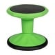 preview thumbnail 11 of 17, Commercial Fixed Height Collaborative Wobble Stool - 12.75"W x 12.75"D x 12"H Green