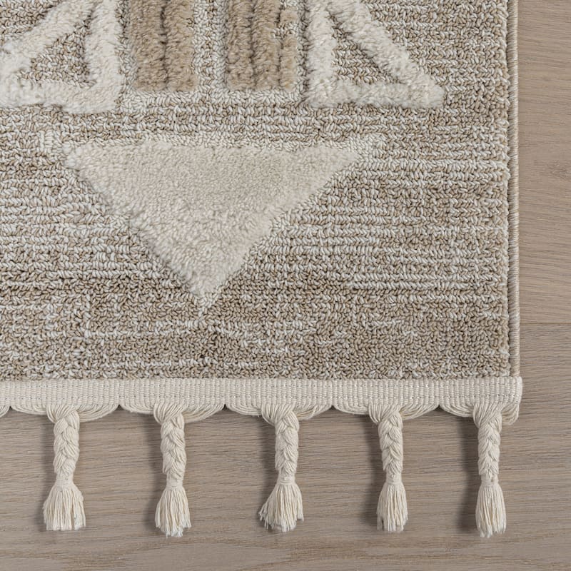 Eden Southwestern Tasseled Area Rug