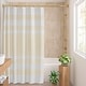 preview thumbnail 112 of 130, Madison Park Spa Waffle Shower Curtain with 3M Treatment 108x72" - Cream