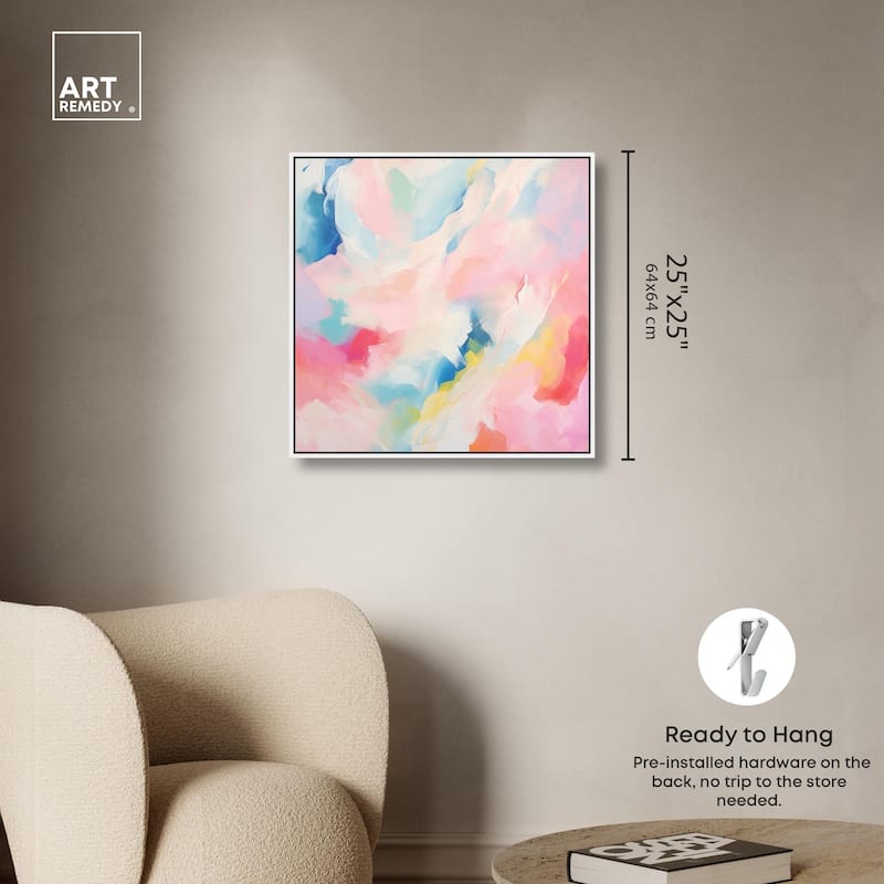 Cotton Candy Clouds II Canvas by Art Remedy
