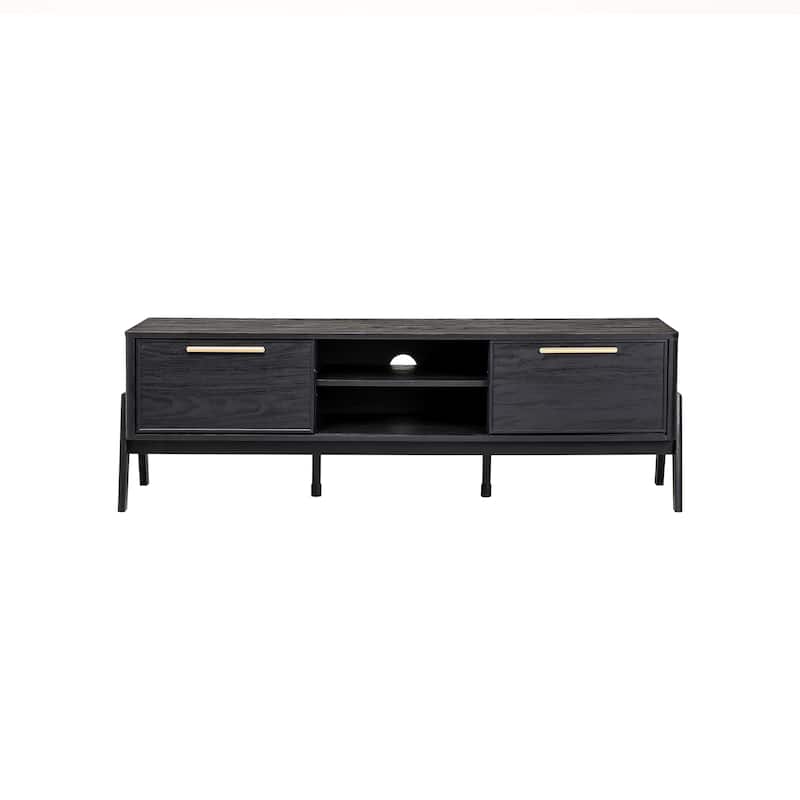 NPD Furniture Heaton 60.5 Inch Low TV Stand with Storage