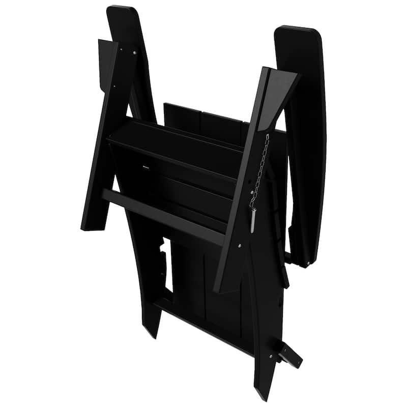 Shoreside Modern Eco-Friendly All Weather Commercial-Residential Folding Adirondack Chair