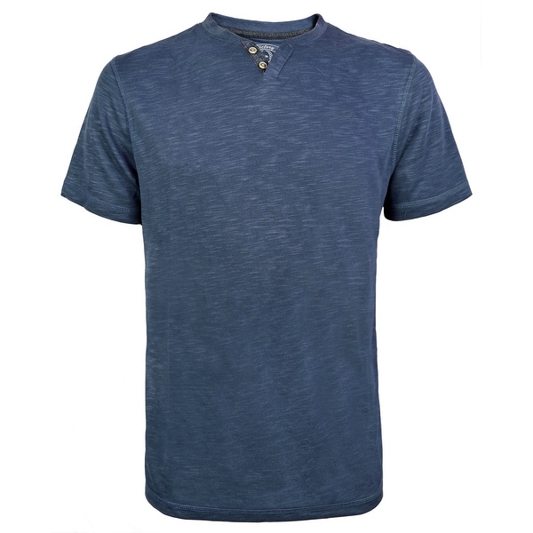 Victory Outfitters Men's Modal Blend Short Sleeve Contrast Trim V-Neck Henley. Opens flyout.