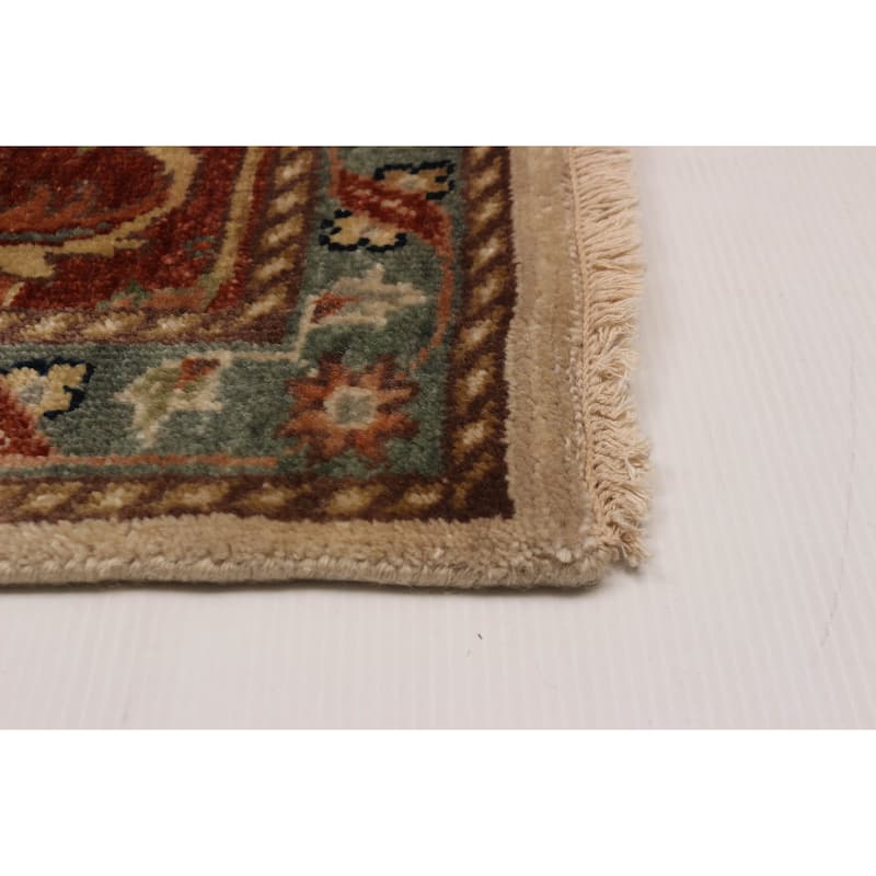 ECARPETGALLERY Hand-knotted Jules Sultane Ivory Wool Rug - 8'9 x 11'8