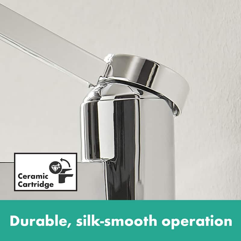 Hansgrohe 76020 Finoris 1.2 GPM Single Hole Bathroom Faucet with