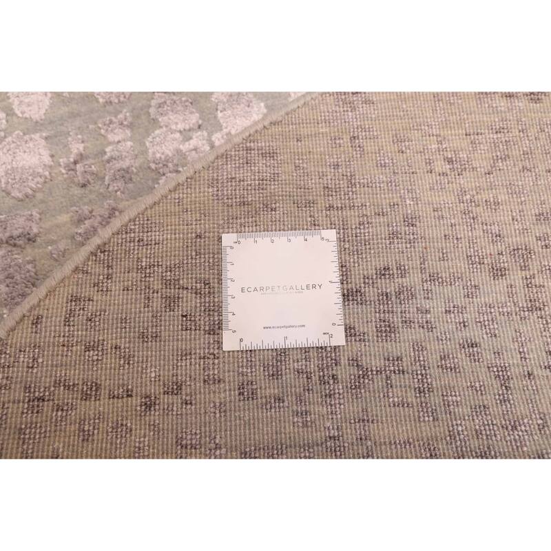 ECARPETGALLERY Hand-knotted Legacy Grey Silk, Wool Rug - 5'9 x 5'10