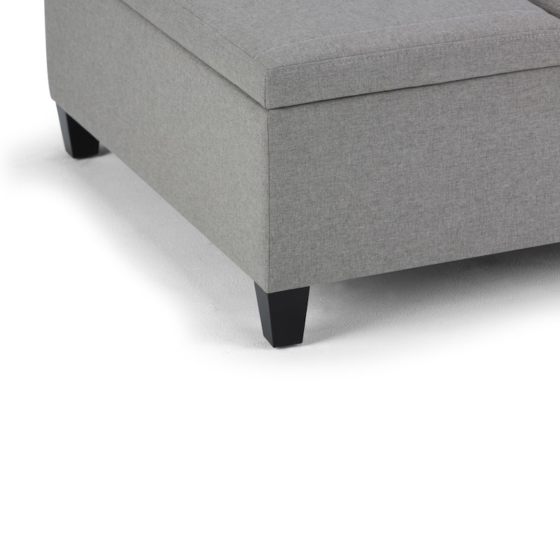 WYNDENHALL Tyler 36 inch Wide Contemporary Square Table Ottoman