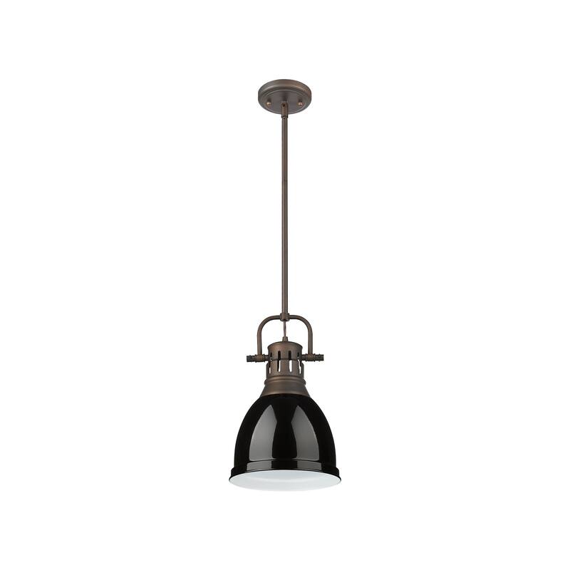 Golden Lighting 3604-S RBZ Duncan 9" Wide Mini Pendant