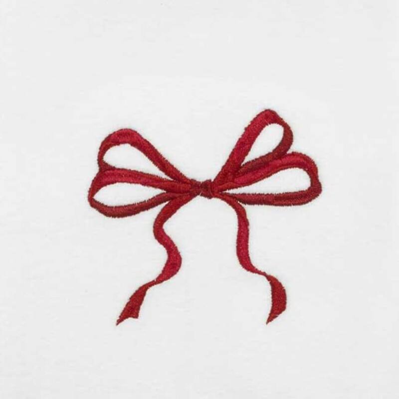 Avanti Christmas Bows 2-Pack Hand Towel Set