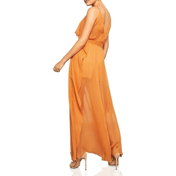 bcbg orange jumpsuit