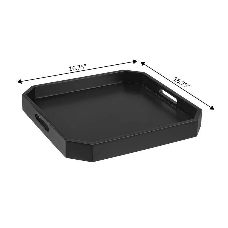 Convenience Concepts Palm Beach Geometric Decorative Serving Tray
