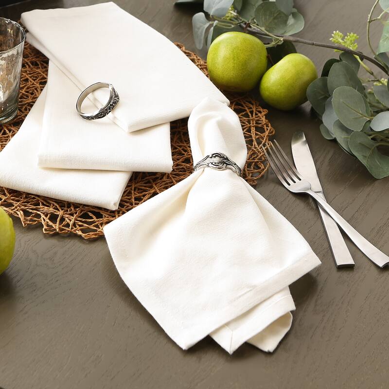 DII Solid Cotton Napkin Set/6
