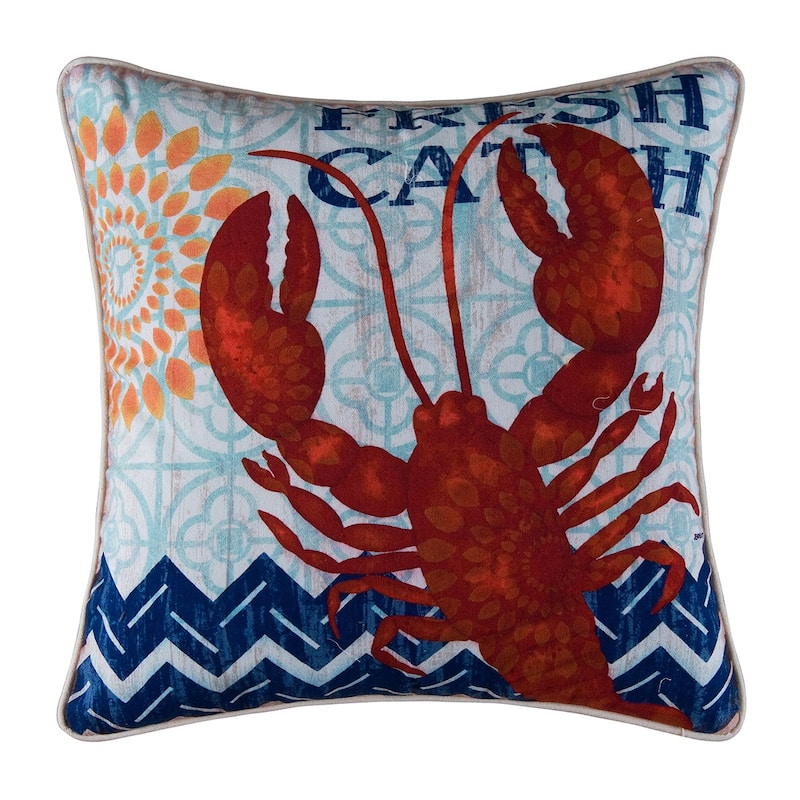 18" x 18" Catch Digital Print Throw Pillow