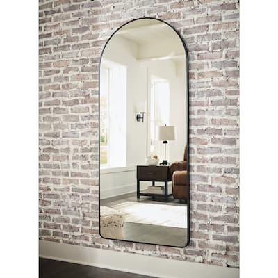 Signature Design by Ashley Sethall Black Floor Mirror - 30"W x 2"D x 68"H