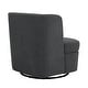 preview thumbnail 9 of 42, Upholstered Swivel Barrel Accent Chair