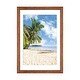 preview thumbnail 11 of 18, iCanvas "Tropical Paradise On Bora Bora" by Jan Becke PFA Walnut - 24x16x1