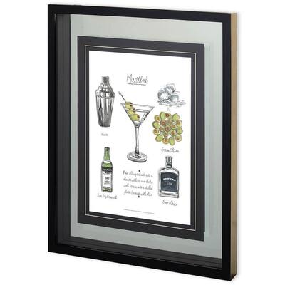 Classic Cocktail - Martini Framed Art Print