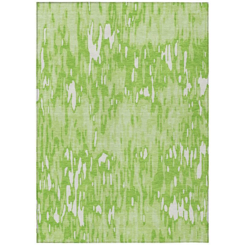 HomeRoots Striped Transitional Rectangle Outdoor Rug
