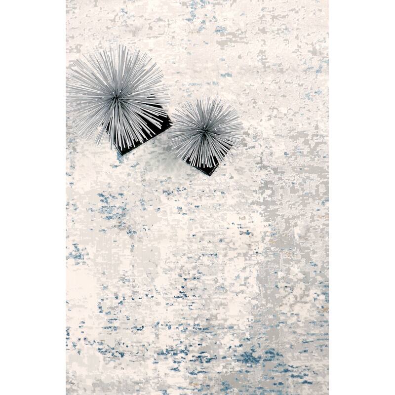 Pasargad Home Turkish Stella Design Beige/L.Grey Area Rug