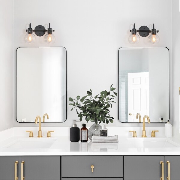 Modern 2 3 4 5 Light Bathroom Vanity Light Globe Glass Wall Sconces Minimalist Design On Sale Bed Bath Beyond 29416107