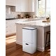 preview thumbnail 16 of 19, 16 Gal Dual Trash Can for Kitchen, 2 Compartment Garbage Can with Compost Bin, Trash and Recycle Bin Combo