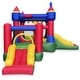preview thumbnail 4 of 5, Castle Bounce House for Kids with Blower Two Jump Areas and Slides