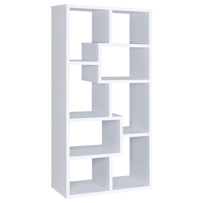 7 Shelves Storage Shelf Solid Wood Furniture