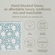 preview thumbnail 68 of 91, over&back Hand-Blocked 100% Cotton Placemats - Machine Washable - Set of 4