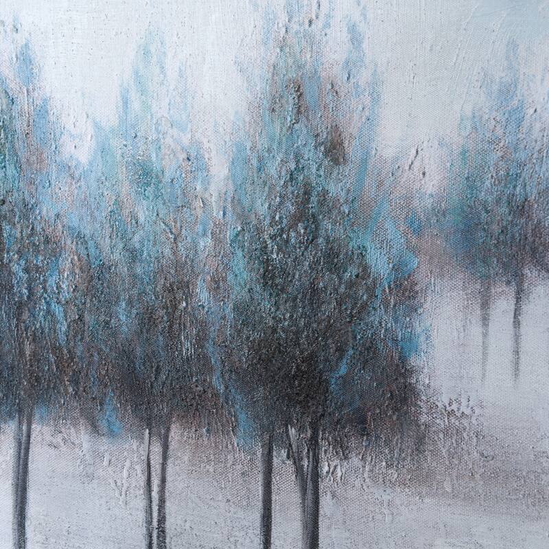 StyleCraft Secluded Hand-Painted Framed Canvas Wall Art - 47" x 24"