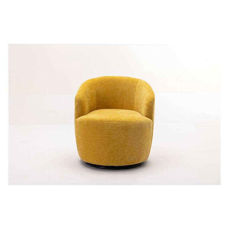 Fabric Swivel Accent Barrel Chair