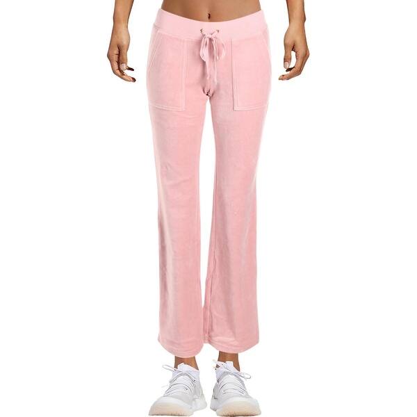 juicy couture flared velour pants