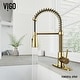 preview thumbnail 33 of 90, VIGO Brant Pull-Down Kitchen Faucet