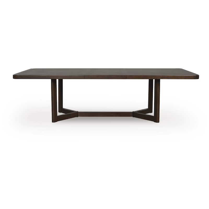 Signature Design by Ashley Kendamor Dark Brown Dining Extension Table - 46.13" W x 108" D x 29.75" H