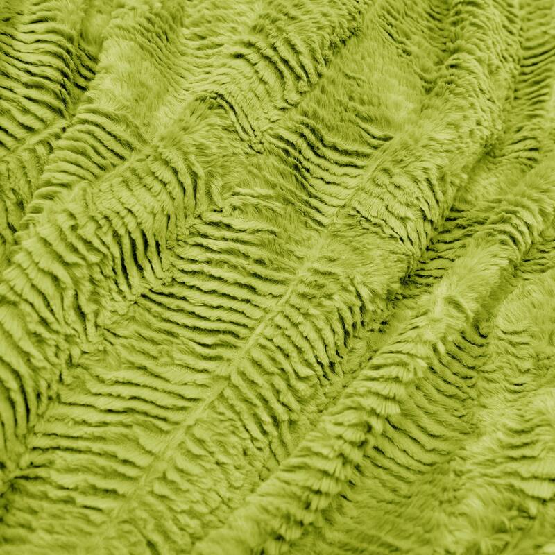 Herringbone FauxFur Throw, 50" x 60"